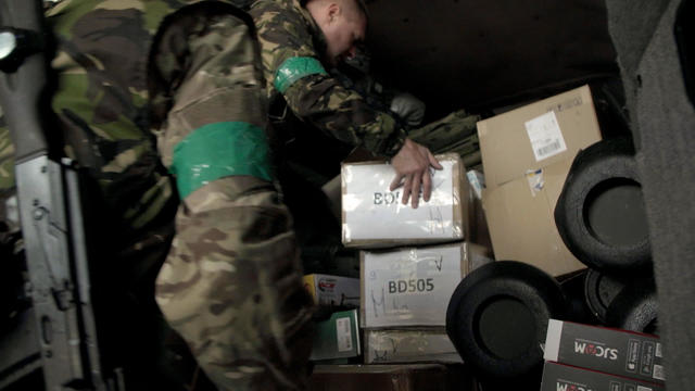 A military aid shipment for Ukraine 